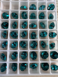 шатон Preciosa 6.3 мм., без оправы, Blue Zircon