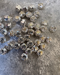 шатон Preciosa 6.3 мм., в оправе, Crystal 