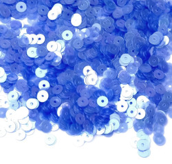 Пайетки 4мм плоские, Blu lustre L14