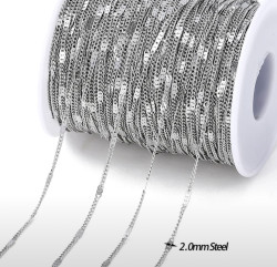 Металлическая цепочка , 50 см.