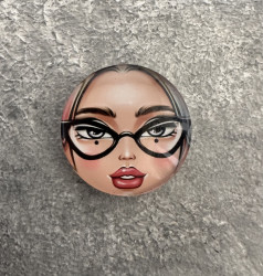 кабошон "личико», 25 мм.