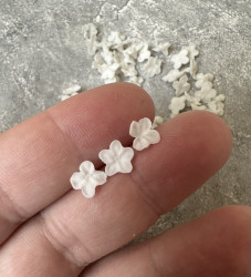 Цветы сирени, белые, 10 штук - фото2